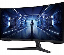 ��� SAMSUNG Odyssey G5 Series Ultra WQHD C34G55TWWP "34 VA 1ms HDMI DP , HDMI