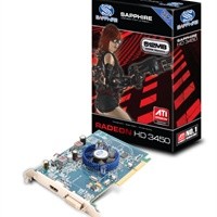Sapphire ATI RADEON HD 3450 512MB + HDMI +DVI AGP