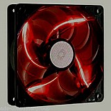 מאוורר מארז מואר COOLER MASTER Sickle Flow RED LED מאוורר מארז מואר COOLER MASTER Sickle Flow RED LED