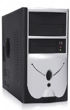 Foxconn  TLM436,no PSU, Ventilation tube , 80mm Fan, USB2.0  SILVER/BLACK