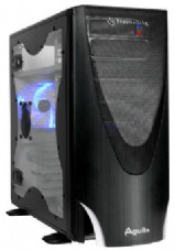 Thermaltake AGUILA  Black+ WINDOW ,Tool-free, no PSU,120mm Fan, USB2.0, Audio & speaker