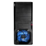 Thermaltake M5 BLACK 120mm FAN (up to 6 fans) Bottom placed PS, Dual filter (bottom of ps+front), USB2.0, Audio & speaker Thermaltake M5 BLACK 120mm FAN (up to 6 fans) Bottom placed PS, Dual filter (bottom of ps+front), USB2.0, Audio & speaker
