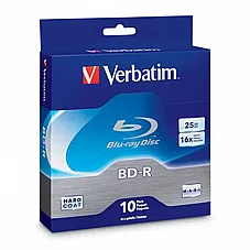 ������ ������ VERBATIM 16X BD-R 25G 10pcs Jewel case
