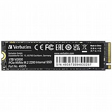 ���� ���� VERBATIM� Vi3000G Internal Gen3.0x4 NVMe M.2 SSD 1TB  