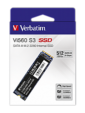 ���� ���� VERBATIM� Vi560G Internal S3 M.2 Sata SSD 512GB  