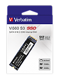 ���� ���� VERBATIM� Vi560G Internal S3 M.2 Sata SSD 512GB  