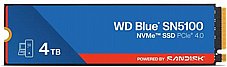 ���� ���� Western Digital� 4000GB NVME Blue SN5100 Gen4 x4 PCIe  