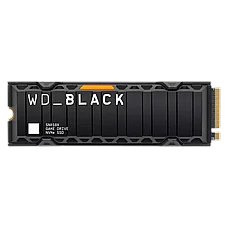 ���� ���� Western Digital� 1TB NVME Black SN850X  R/W 7300/6300 MB/s Gen4 x4 PCIe with heatsink  