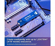 ���� ���� Western Digital� 1000GB NVME Blue SN5000 Gen4 x4 PCIe  