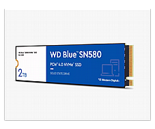 ���� ���� Western Digital� 2000GB NVME Blue SN580 Gen3 x4 PCIe  