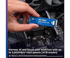 ���� ���� Western Digital� 4000GB NVME Blue SN5000 Gen4 x4 PCIe  