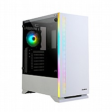 ZALMAN� S5 WHITE ATX Mid Tower  ,Tool-free, no PSU, 2X120MM RGB FAN, USB2.0/3.0, Audio