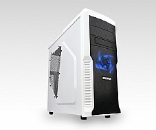ZALMAN� Z3 PLUS ATX Mid Tower WHITE  ,Tool-free, no PSU, 4X 120mm FAN , USB2.0/3.0, Audio